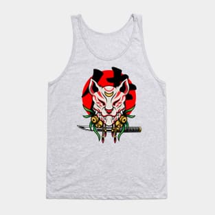 Kitsune Mask 4 Tank Top